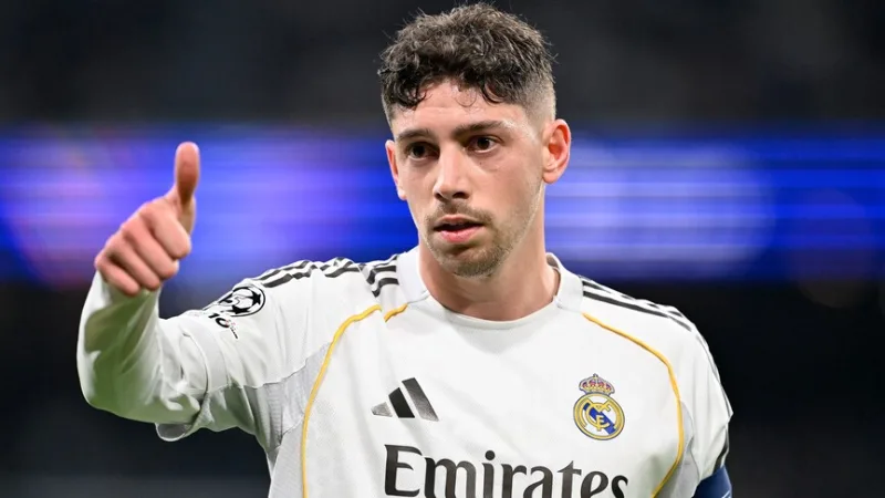 Valverde, patyręs galvos traumą žaisdamas „Real Madrid“ komandoje, dvi savaites negalės žaisti